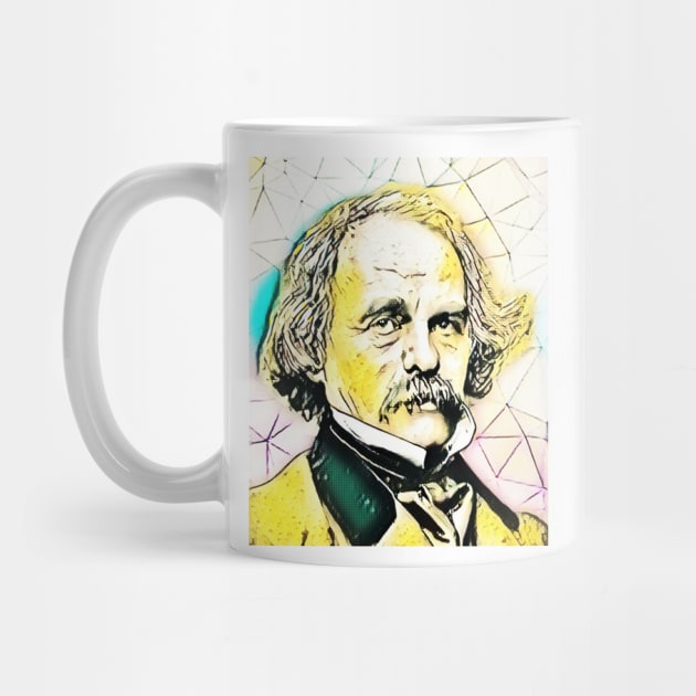 Nathaniel Hawthorne Portrait | Nathaniel Hawthorne Artwork 2 by JustLit